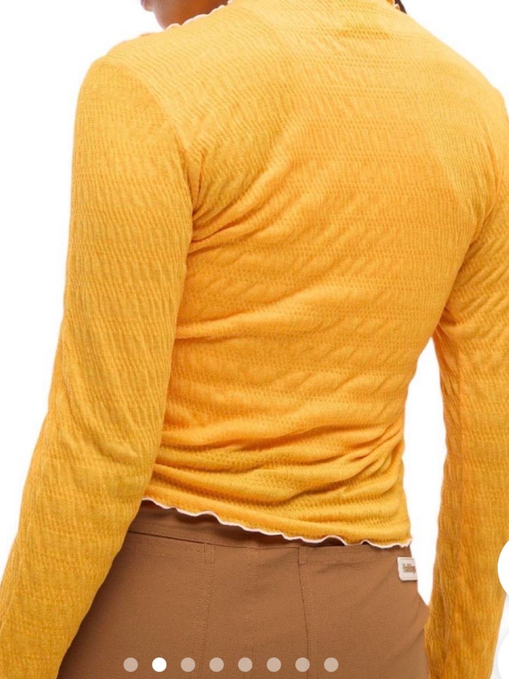 NEW⭐️ Halfdays Ynes Long Sleeve Top in Zinnia $95 - Picture 3 of 5